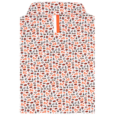 The Oklahoma State Gameday | Collegiate Polo | The Oklahoma State Gameday - White/Blaze Orange