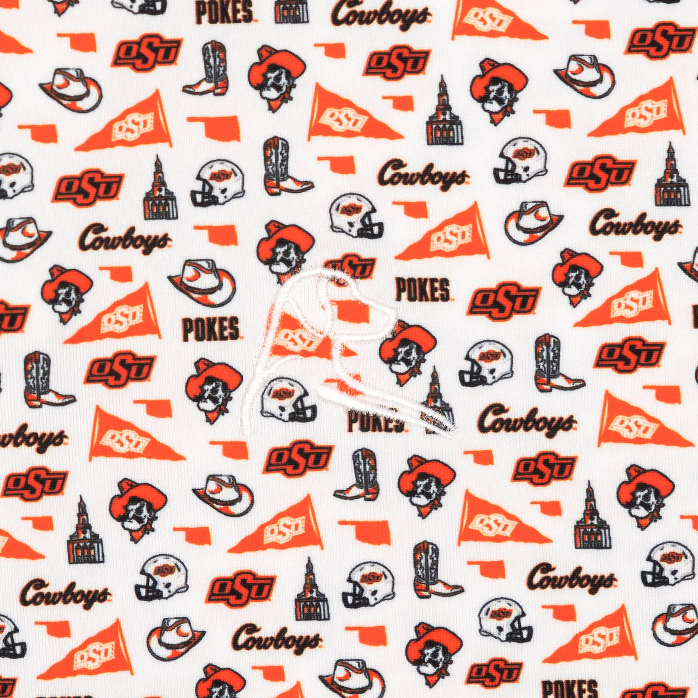 The Oklahoma State Gameday | Collegiate Polo | The Oklahoma State Gameday - White/Blaze Orange
