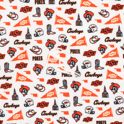 The Oklahoma State Gameday | Collegiate Polo | The Oklahoma State Gameday - White/Blaze Orange