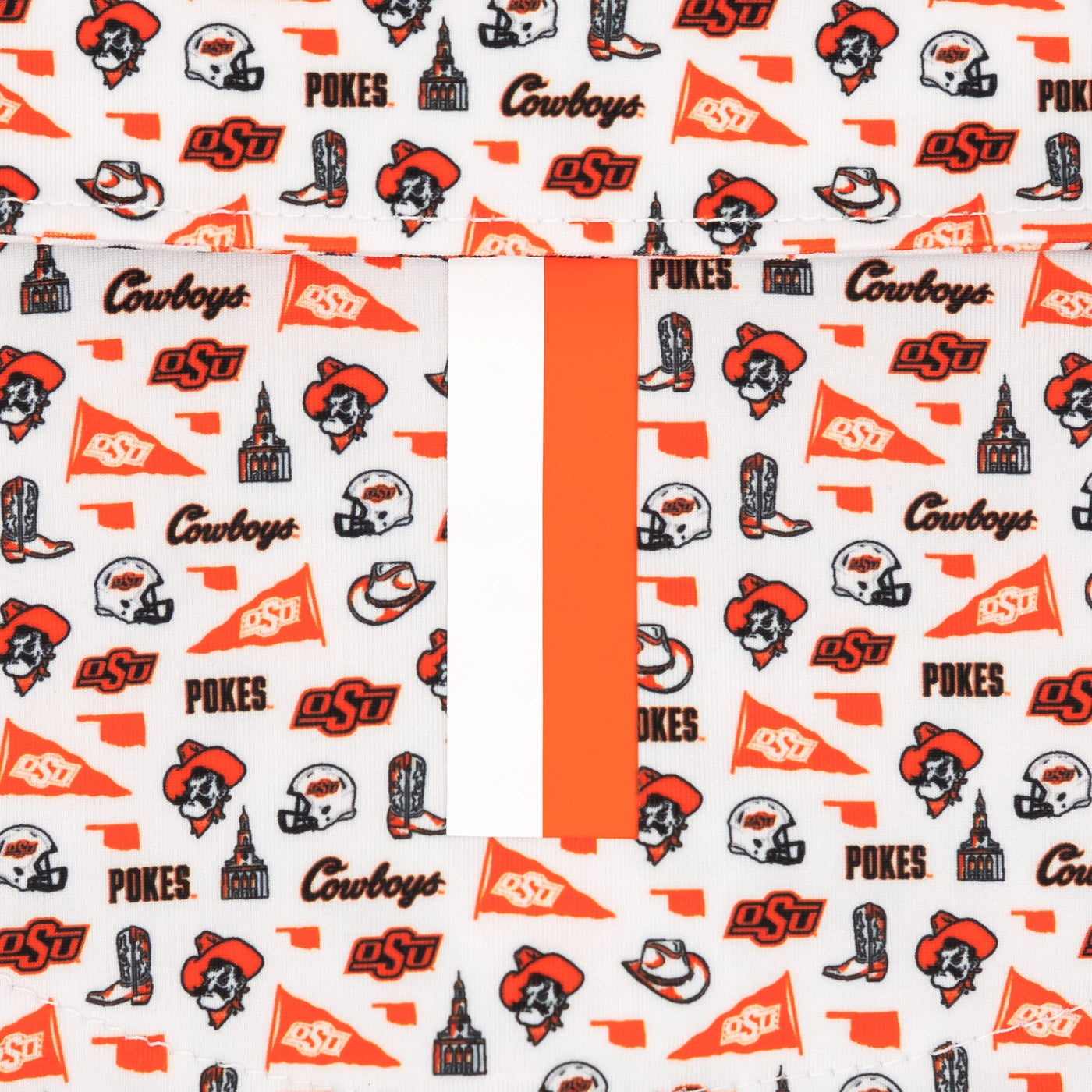 The Oklahoma State Gameday | Collegiate Polo | The Oklahoma State Gameday - White/Blaze Orange