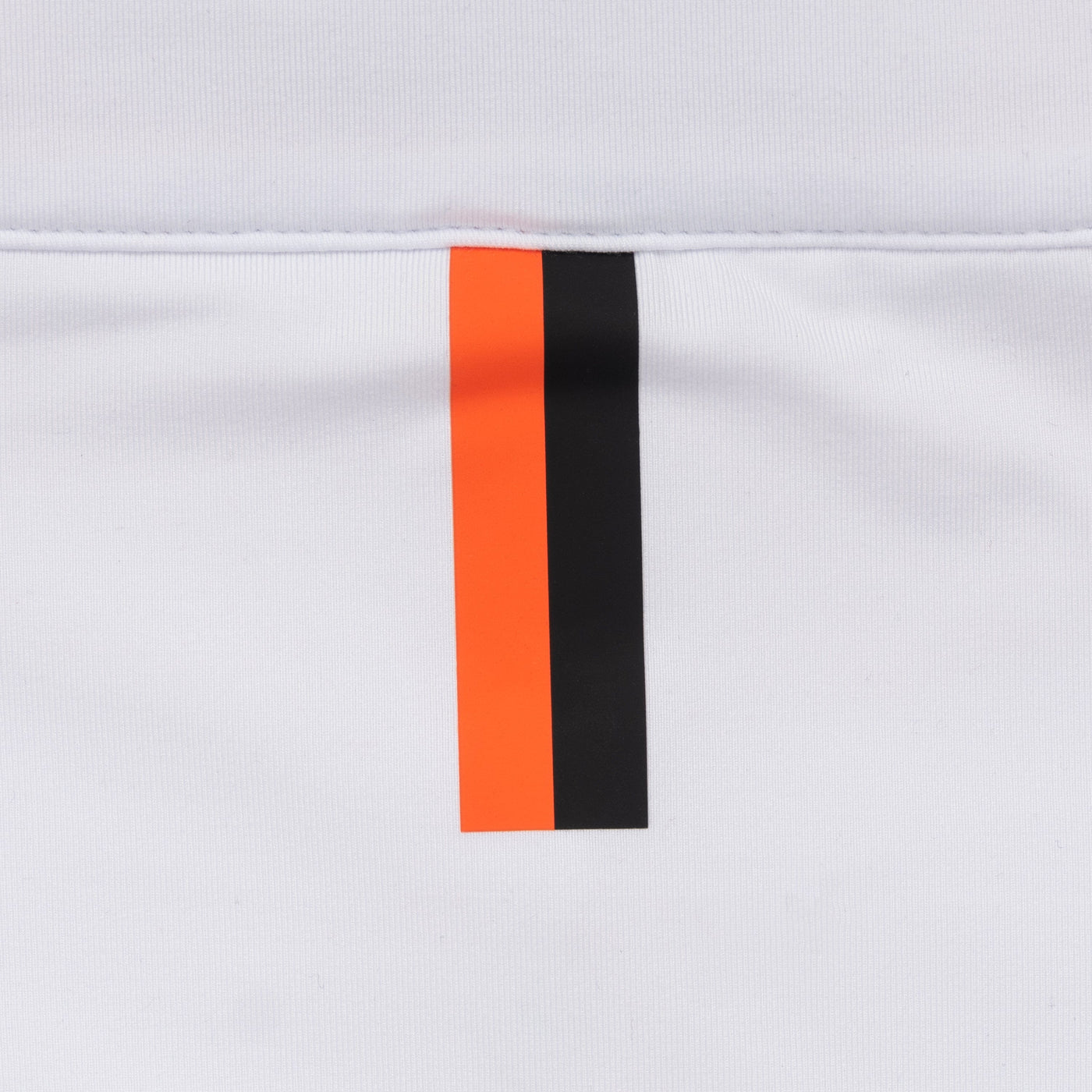 Oklahoma State Helmet Stripe Collegiate Q-Zip | The Oklahoma State Helmet Stripe - White/Blaze Orange