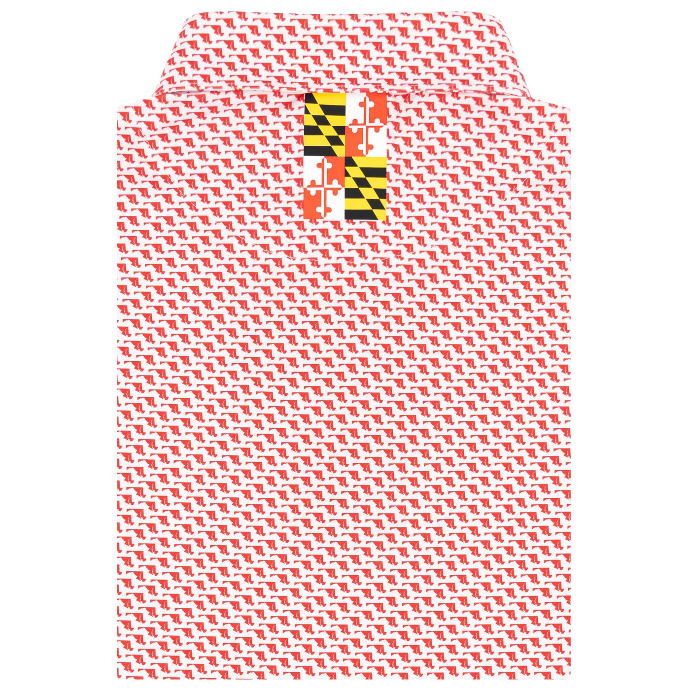 The Old Line State | Performance Polo | The Old Line State - Classic Red/White - MD