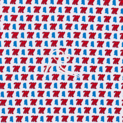 The Ole Miss Hotty Toddy™ | Collegiate Polo | The Ole Miss Hotty Toddy™ - White/Classic Blue