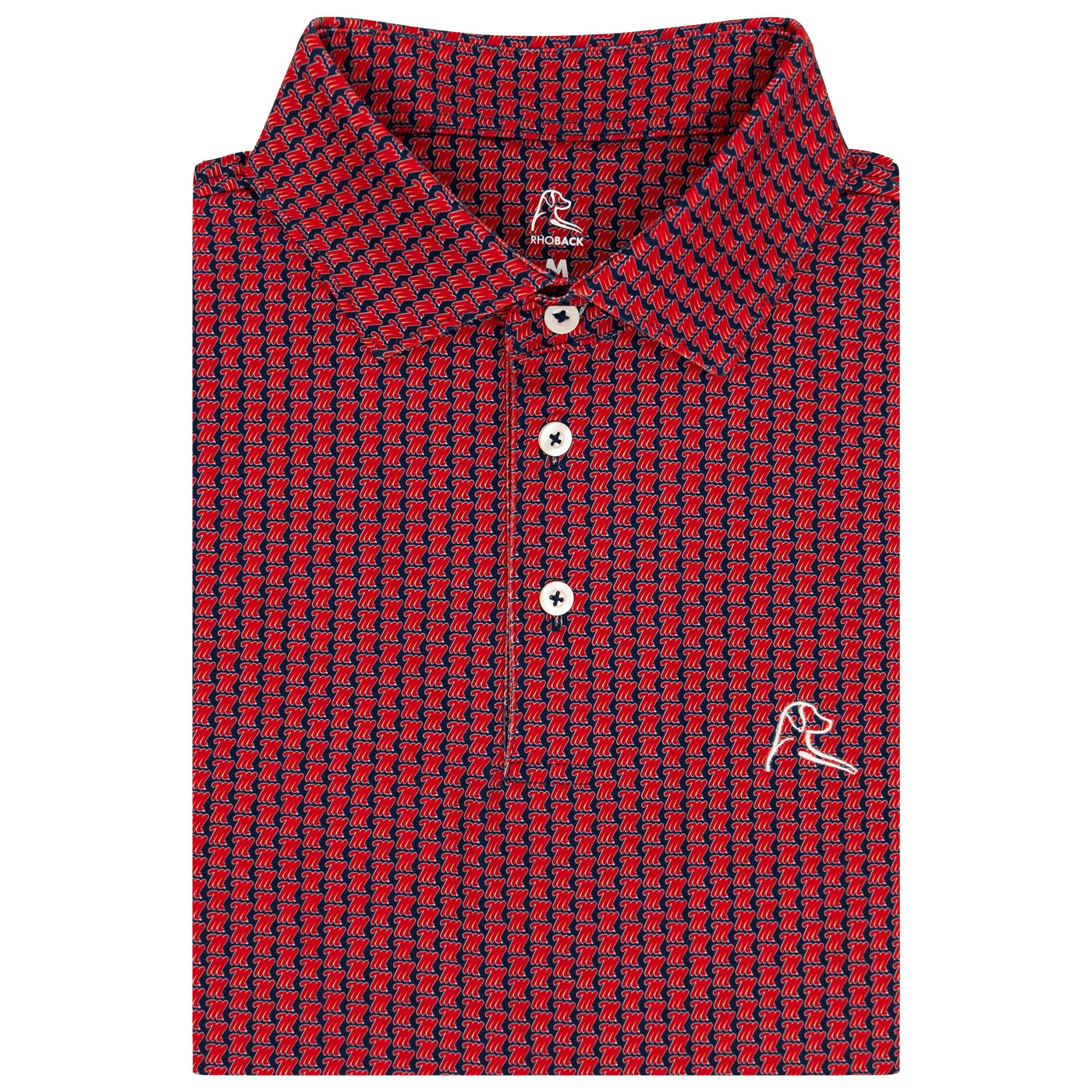 The Ole Miss Rebels™ | Collegiate Polo | The Ole Miss Rebels™ - Indigo Blue/Cherry Red
