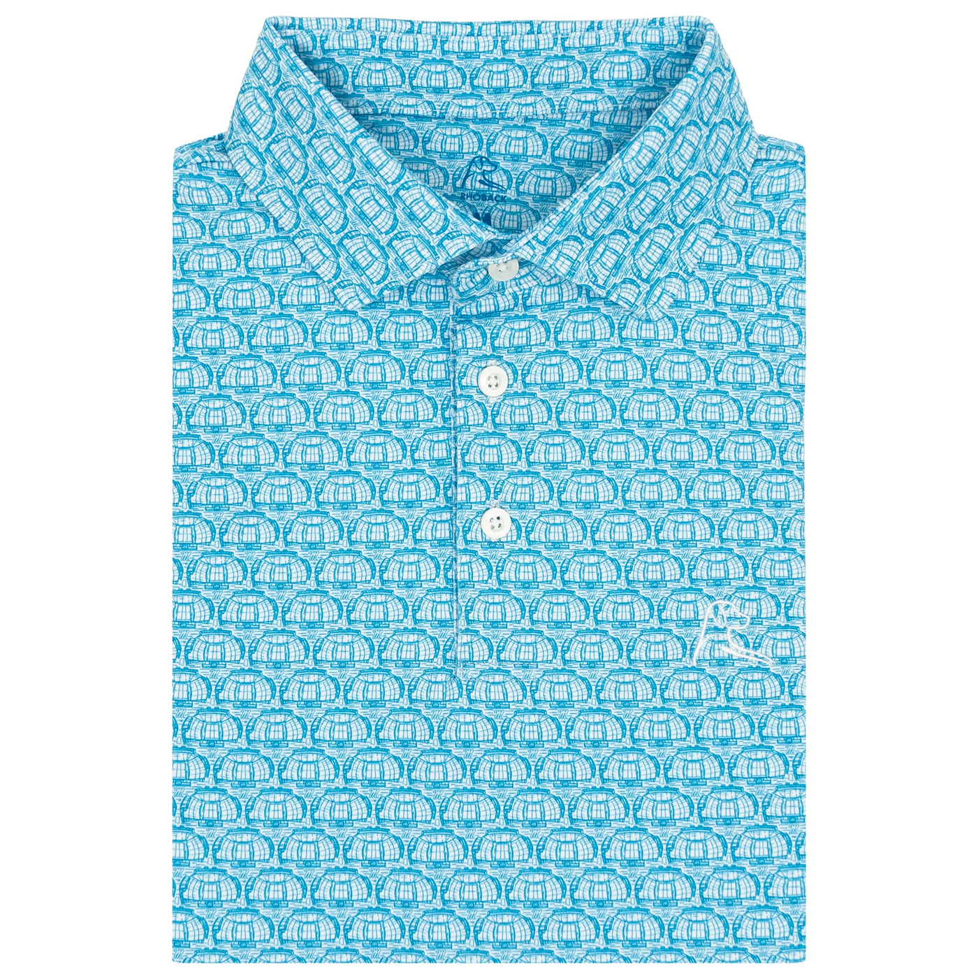 The Ole Miss Vaught-Hemingway Stadium™ | Collegiate Polo | The Ole Miss Vaught-Hemingway Stadium™ - White/Classic Blue