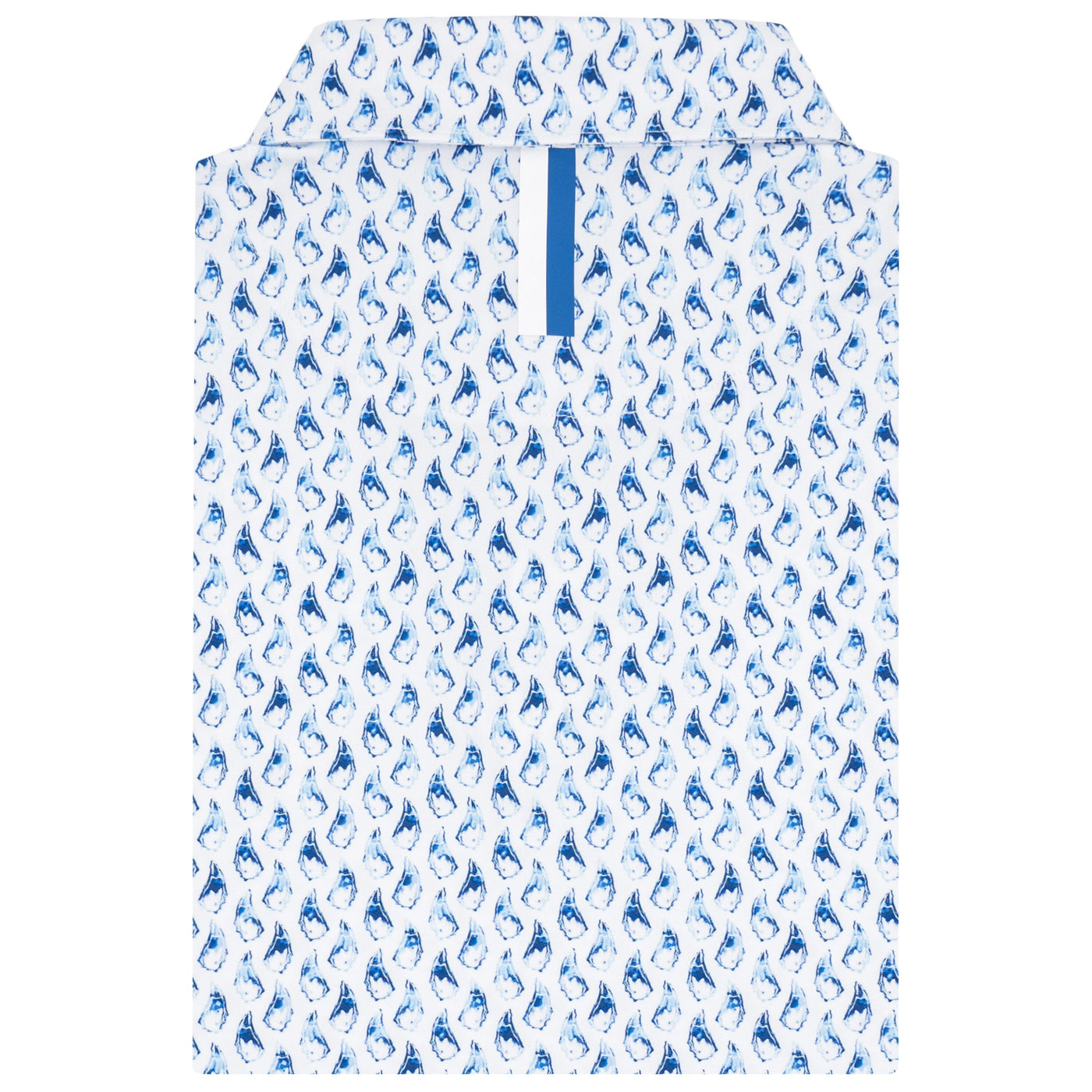 The Oyster | Performance Polo | The Oyster - White/Pure Blue