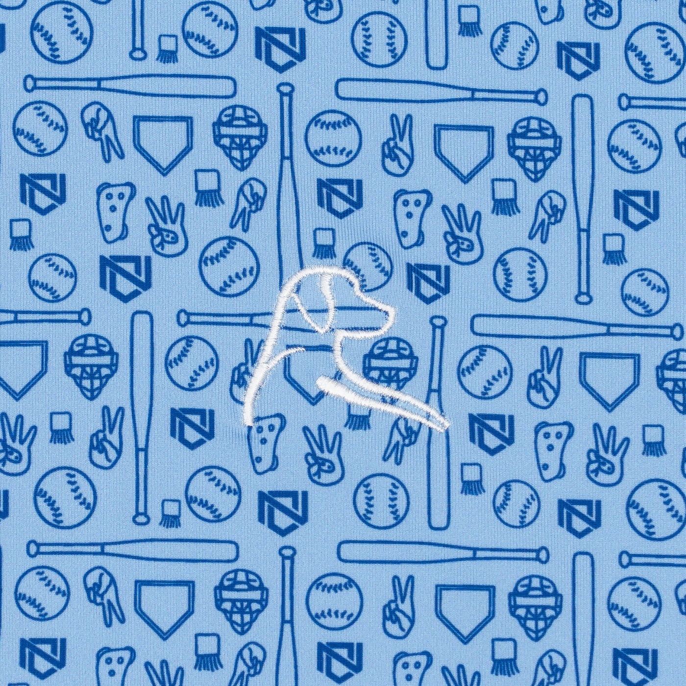 The Pauly Mont | Performance Polo | The Pauly Mont - Clear Blue/Shoal Blue