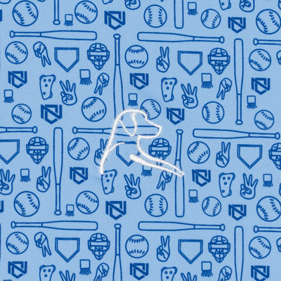 The Pauly Mont | Performance Polo | The Pauly Mont - Clear Blue/Shoal Blue