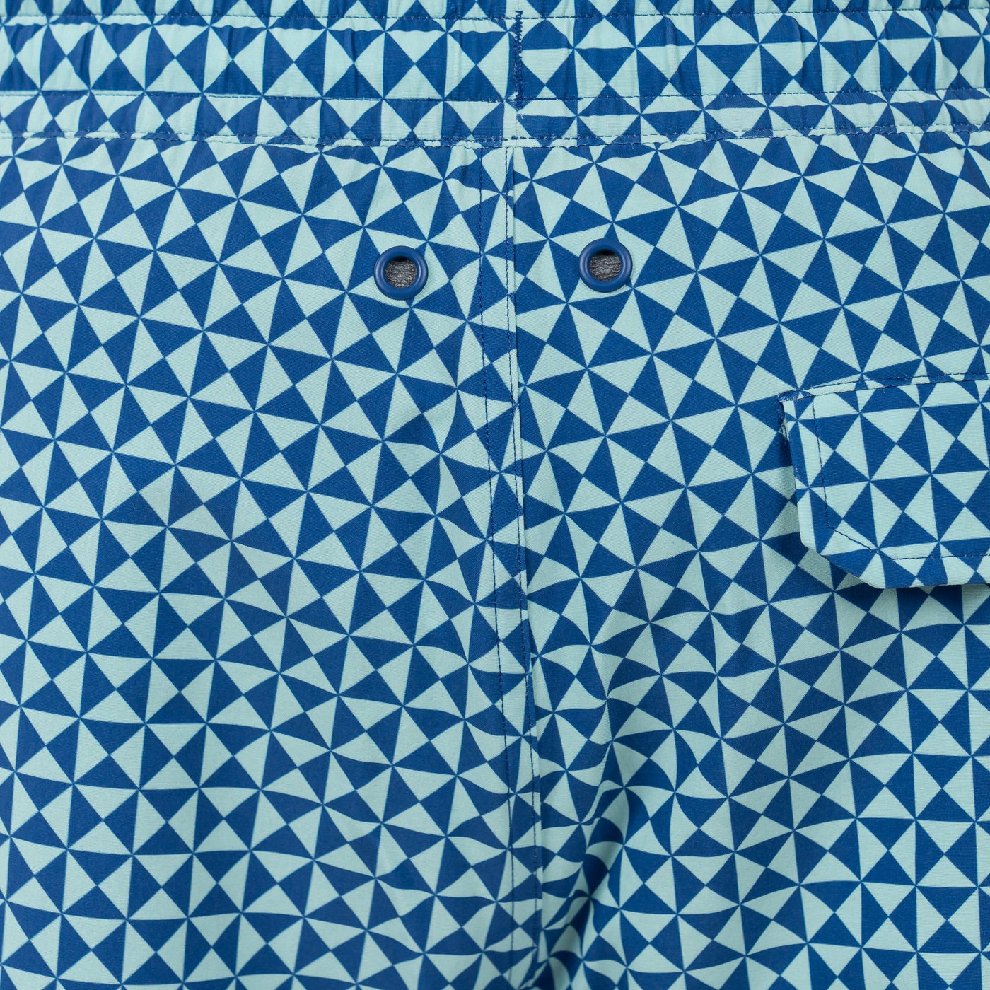 Medley Swim Trunk | The Peak - Deep Blue/Mint Green