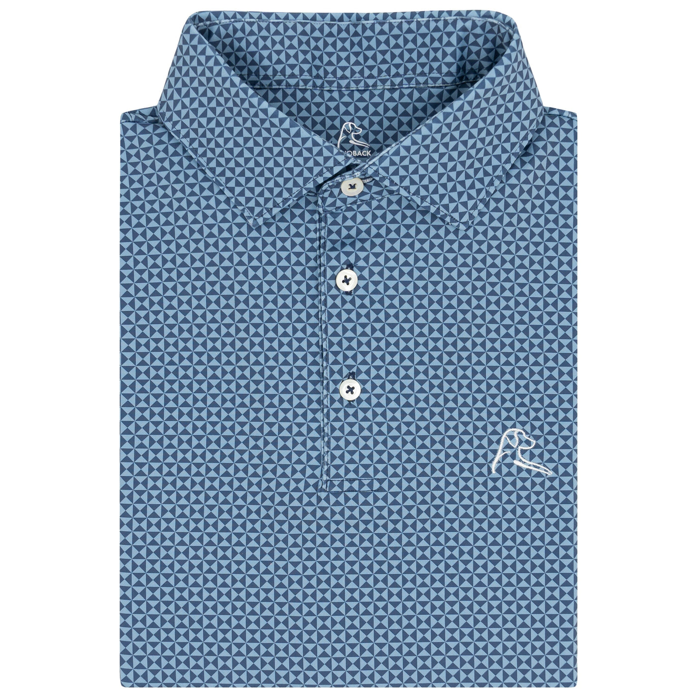 The Peak | Performance Polo | The Peak - Ice Pick Blue/Slate Blue