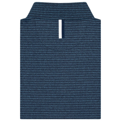 Peak Jacquard Performance Q-Zip | The Peak Jacquard - Fleet Navy/Cadet Blue