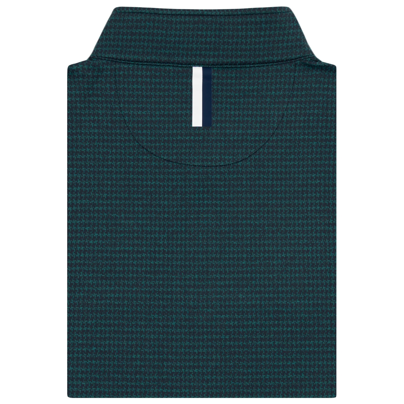 Peak Jacquard Performance Q-Zip | The Peak Jacquard - Fleet Navy/Emerald Green
