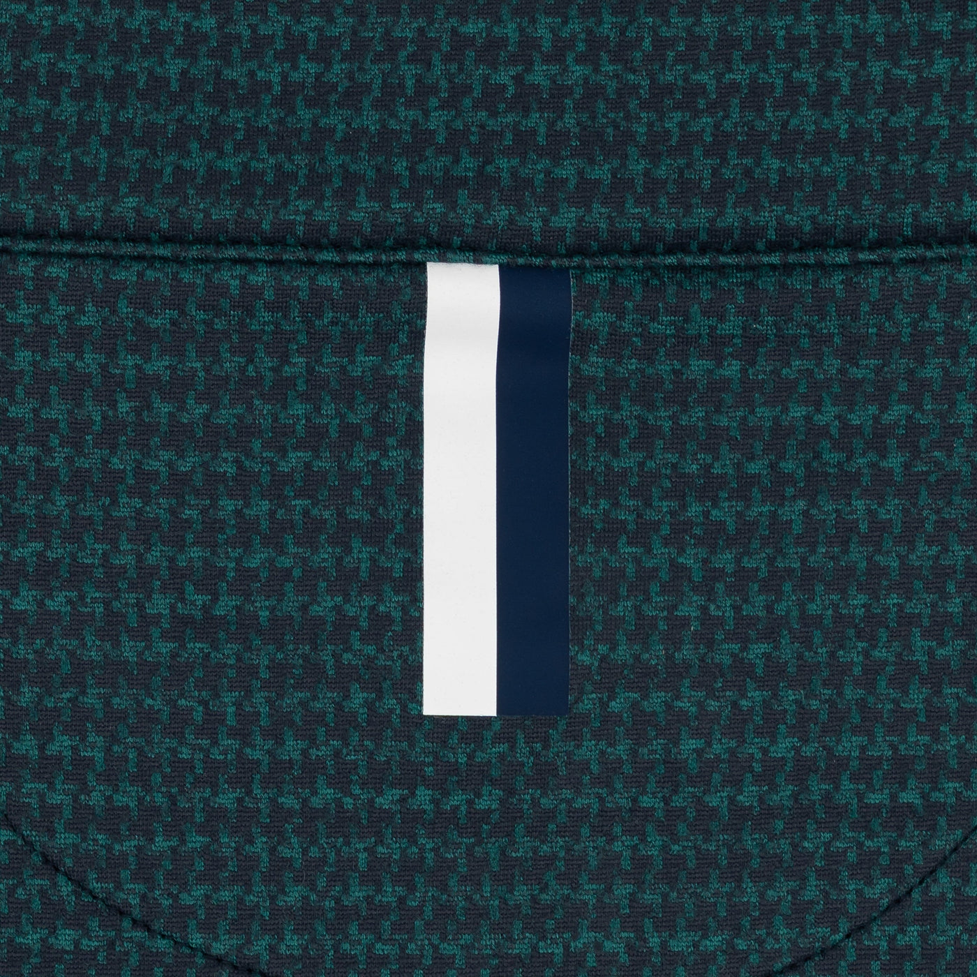 Peak Jacquard Performance Q-Zip | The Peak Jacquard - Fleet Navy/Emerald Green