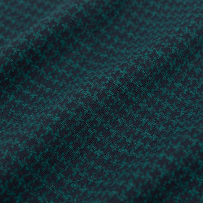Peak Jacquard Performance Q-Zip | The Peak Jacquard - Fleet Navy/Emerald Green