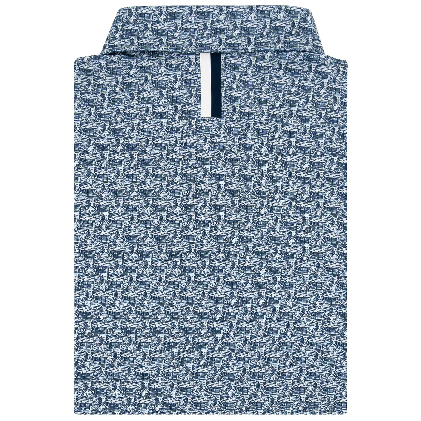 The Penn State Beaver Stadium | Collegiate Polo | The Penn State Beaver Stadium - White/Indigo Blue
