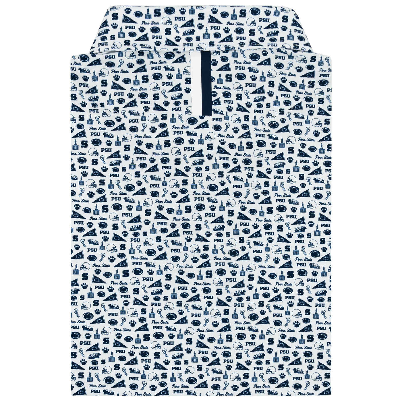 The Penn State Gameday | Collegiate Polo | The Penn State Gameday - White/Indigo Blue
