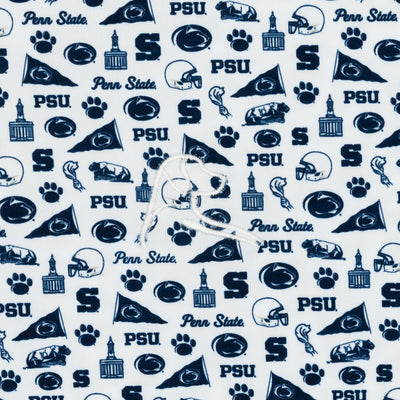The Penn State Gameday | Collegiate Polo | The Penn State Gameday - White/Indigo Blue