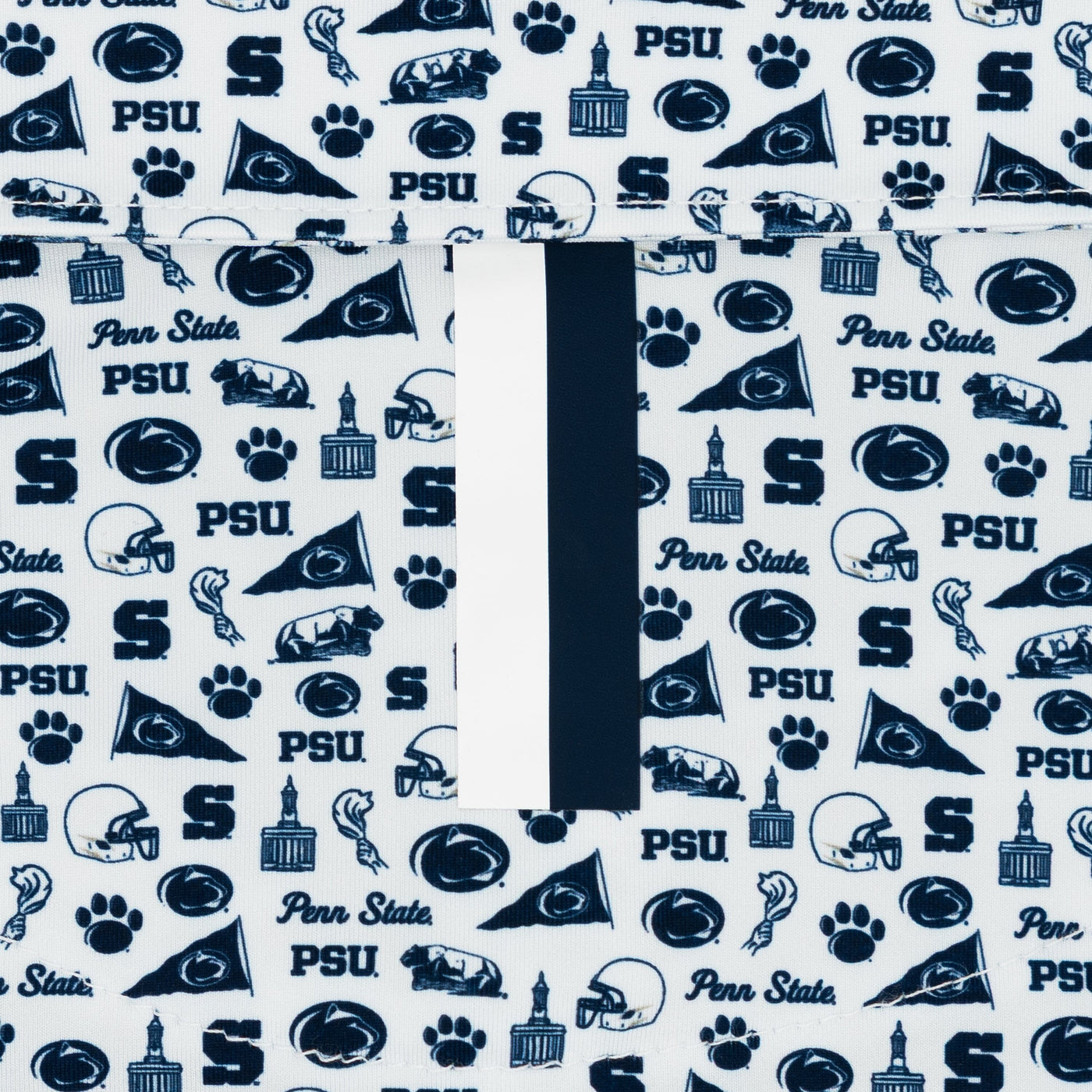 The Penn State Gameday | Collegiate Polo | The Penn State Gameday - White/Indigo Blue