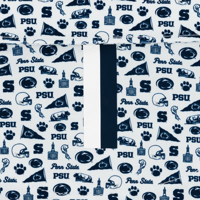 The Penn State Gameday | Collegiate Polo | The Penn State Gameday - White/Indigo Blue
