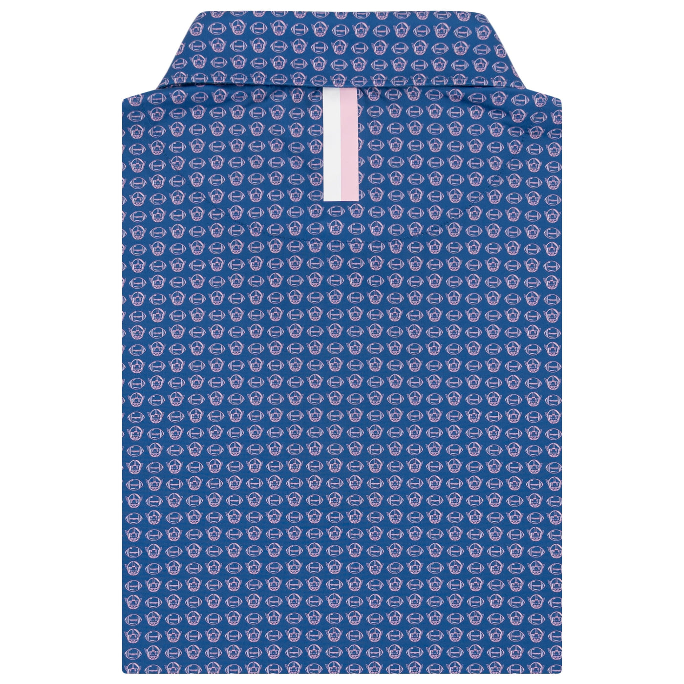 The Pigskin | Performance Polo | The Pigskin - Short Stop Blue/Lotus Pink