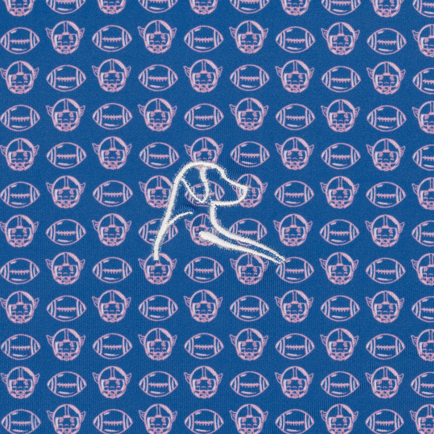 The Pigskin | Performance Polo | The Pigskin - Short Stop Blue/Lotus Pink