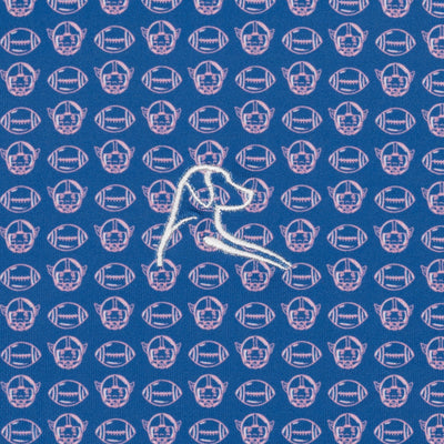 The Pigskin | Performance Polo | The Pigskin - Short Stop Blue/Lotus Pink