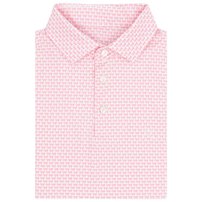 The Pig Pickin' | Performance Polo | The Pig Pickin' - Blossom Pink/White - NC