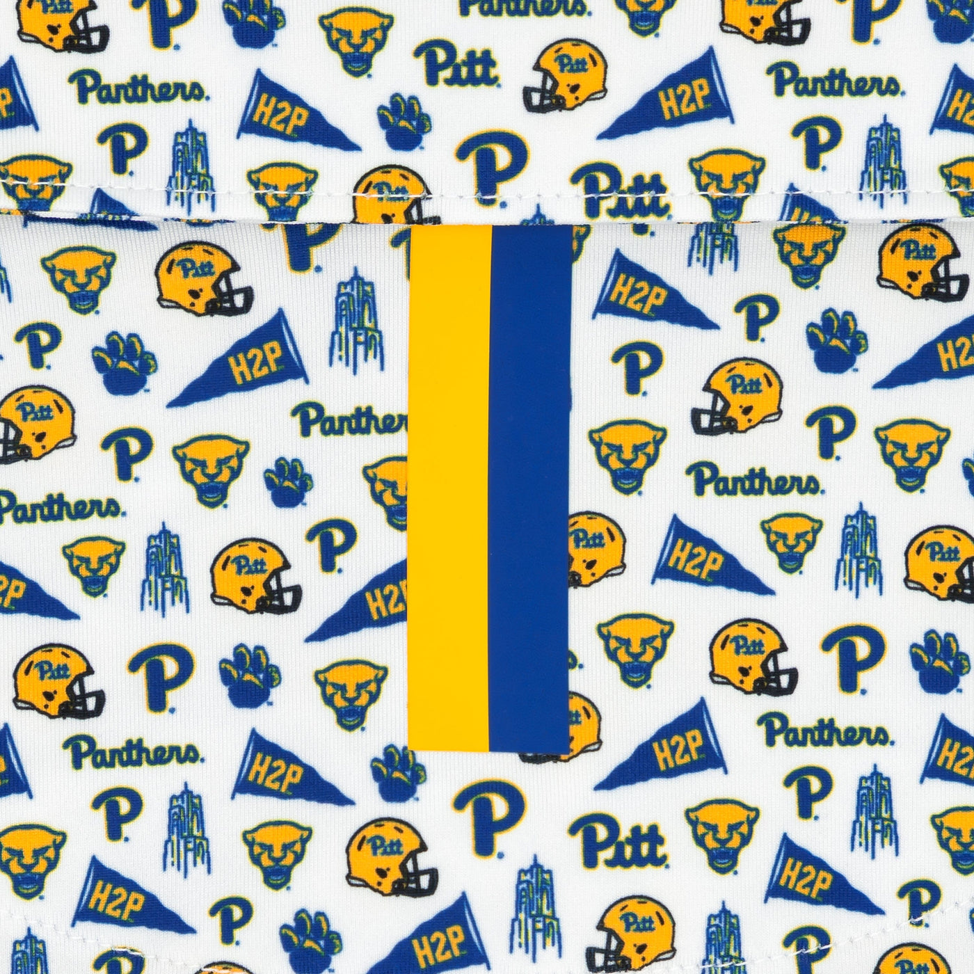 The Pitt Gameday | Collegiate Polo | The Pitt Gameday - White/Azure Blue