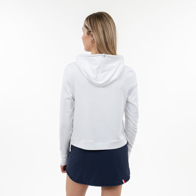 Tempo Performance Hoodie | Solid - White