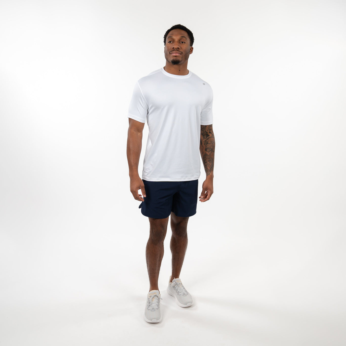 Blitz Tech Tee | Solid - White - USA