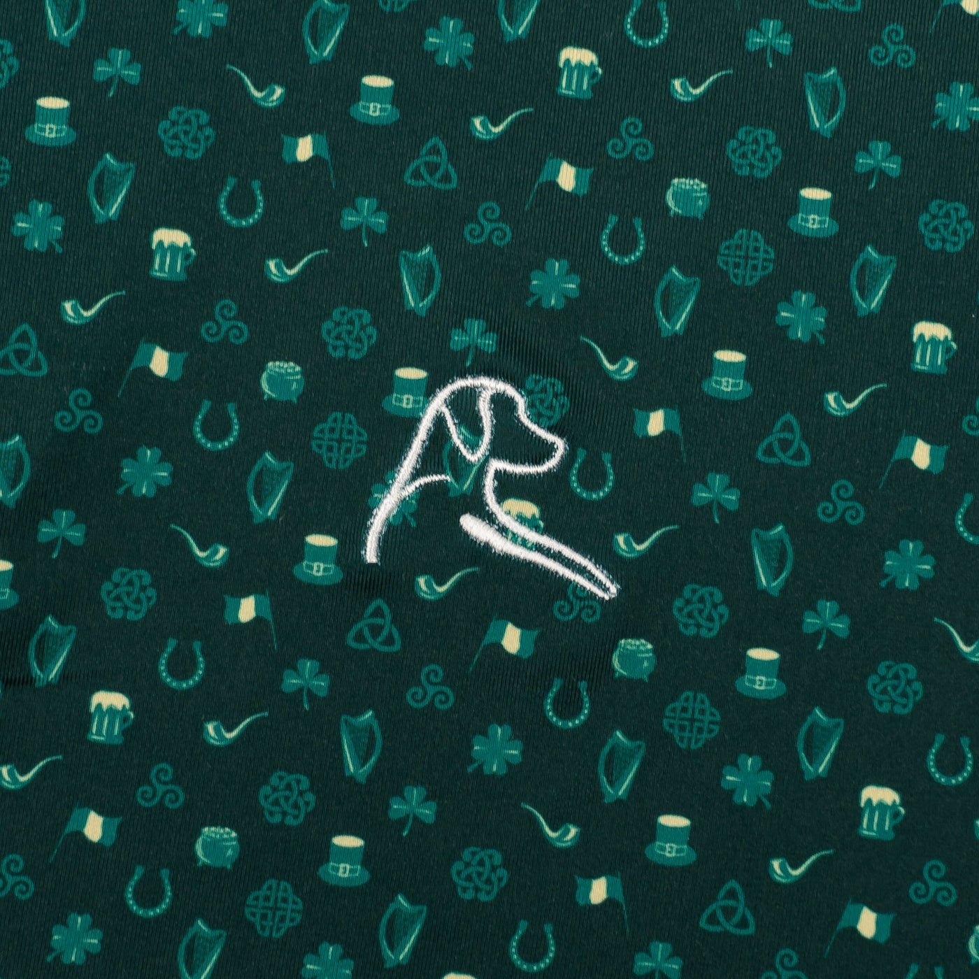 The Pot Luck | Performance Polo | The Pot Luck - Ponderosa Green/Emerald Green