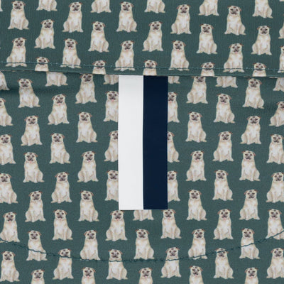 The Pug | Performance Polo | The Pug - Jungle Green/Stone