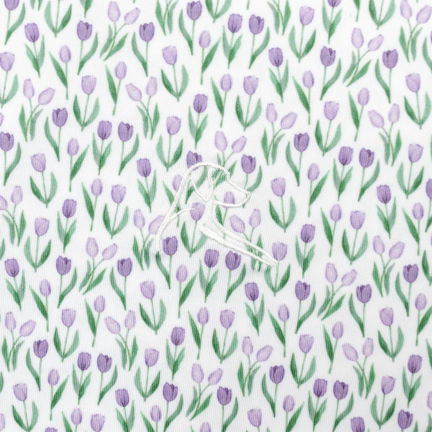 The Tulip | Performance Polo | The Tulip - White/Lavender