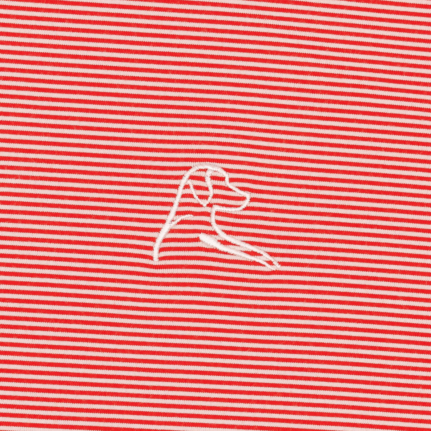 Rec Stripe Performance Q-Zip | The Rec Stripe - Classic Red/White