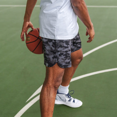 Grit Gym Short | The Barracks Camo - Nightfall/Charcoal Grey/Smoke Grey