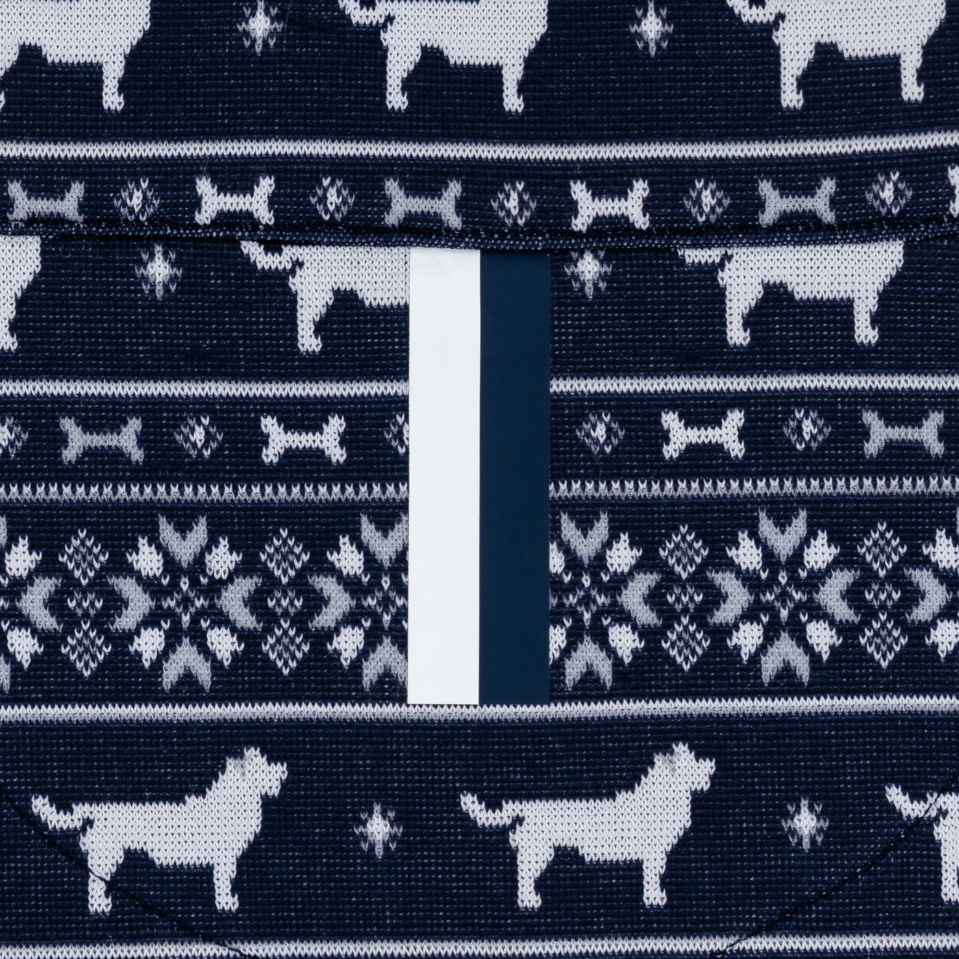 Retriever Jacquard Performance Q-Zip | The Retriever Jacquard - Fleet Navy/White