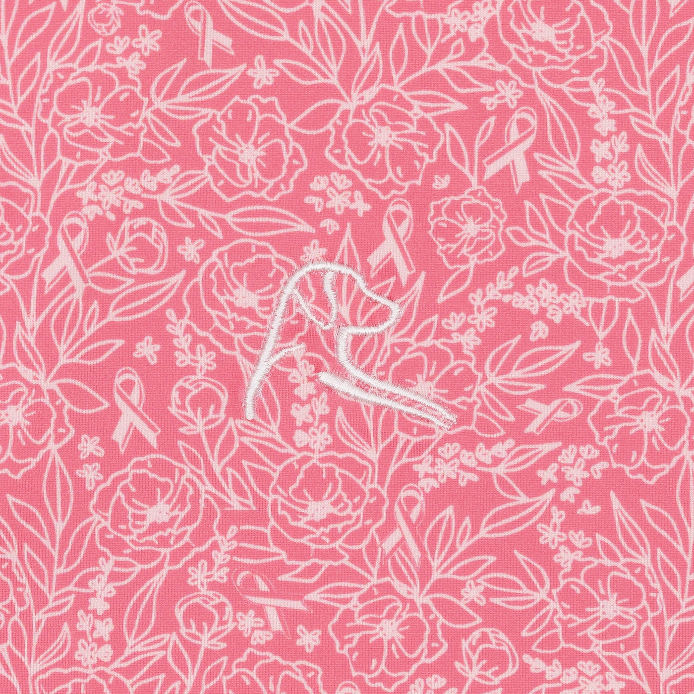 The Ribbon Floral | Performance Polo | The Ribbon Floral - Rose Pink/Pastel Pink