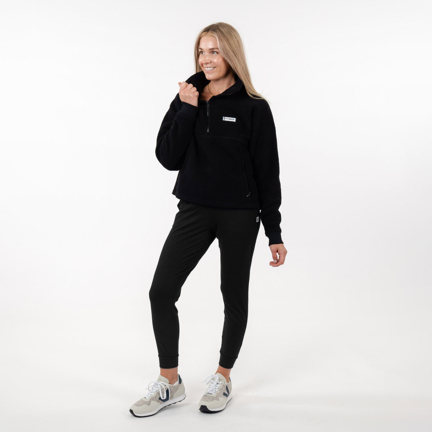 Rivanna Fleece Pullover | Solid - Midnight Black