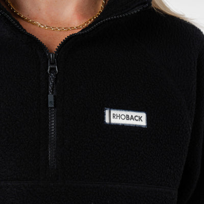 Rivanna Fleece Pullover | Solid - Midnight Black