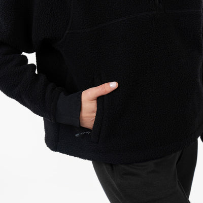 Rivanna Fleece Pullover | Solid - Midnight Black