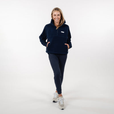 Rivanna Fleece Pullover | Solid - Fleet Navy