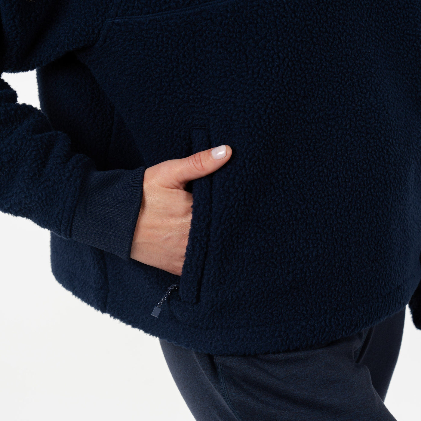 Rivanna Fleece Pullover | Solid - Fleet Navy