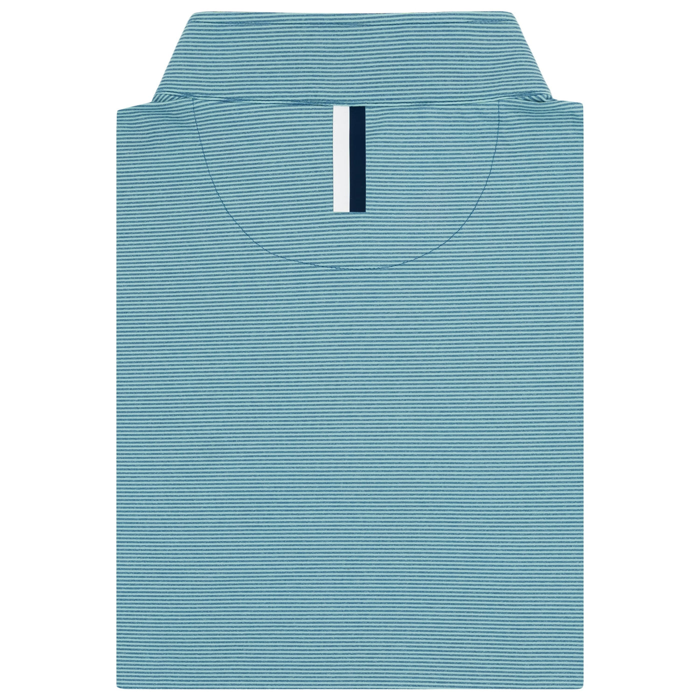 Riva Heather Stripe Performance Q-Zip | The Riva Heather Stripe - Antigua Green/Cadet Blue
