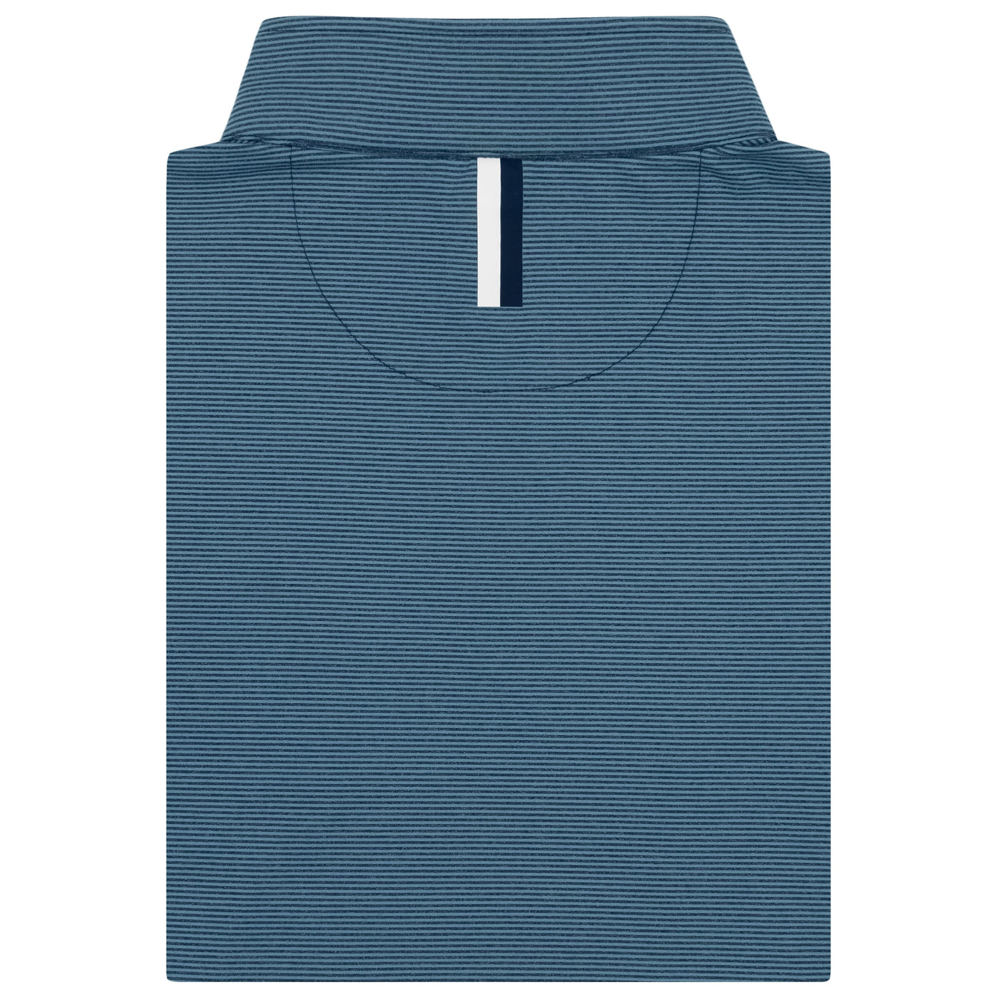 Riva Heather Stripe Performance Q-Zip | The Riva Heather Stripe - Cadet Blue/Fleet Navy