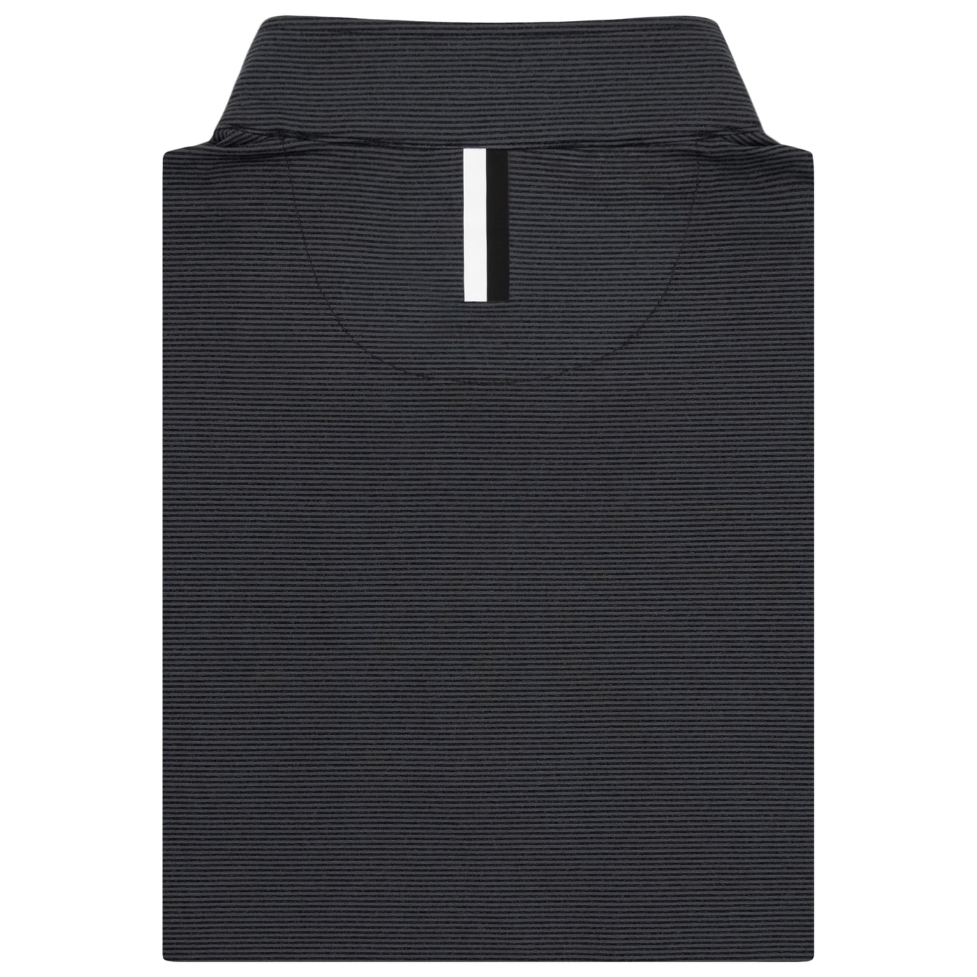 Riva Heather Stripe Performance Q-Zip | The Riva Heather Stripe - Charcoal Grey/Midnight Black