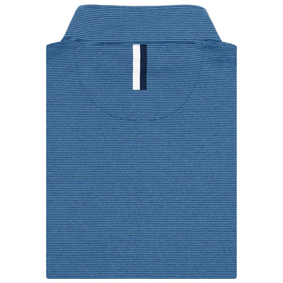 Riva Heather Stripe Performance Q-Zip | The Riva Heather Stripe - Highcountry Blue/Fleet Navy