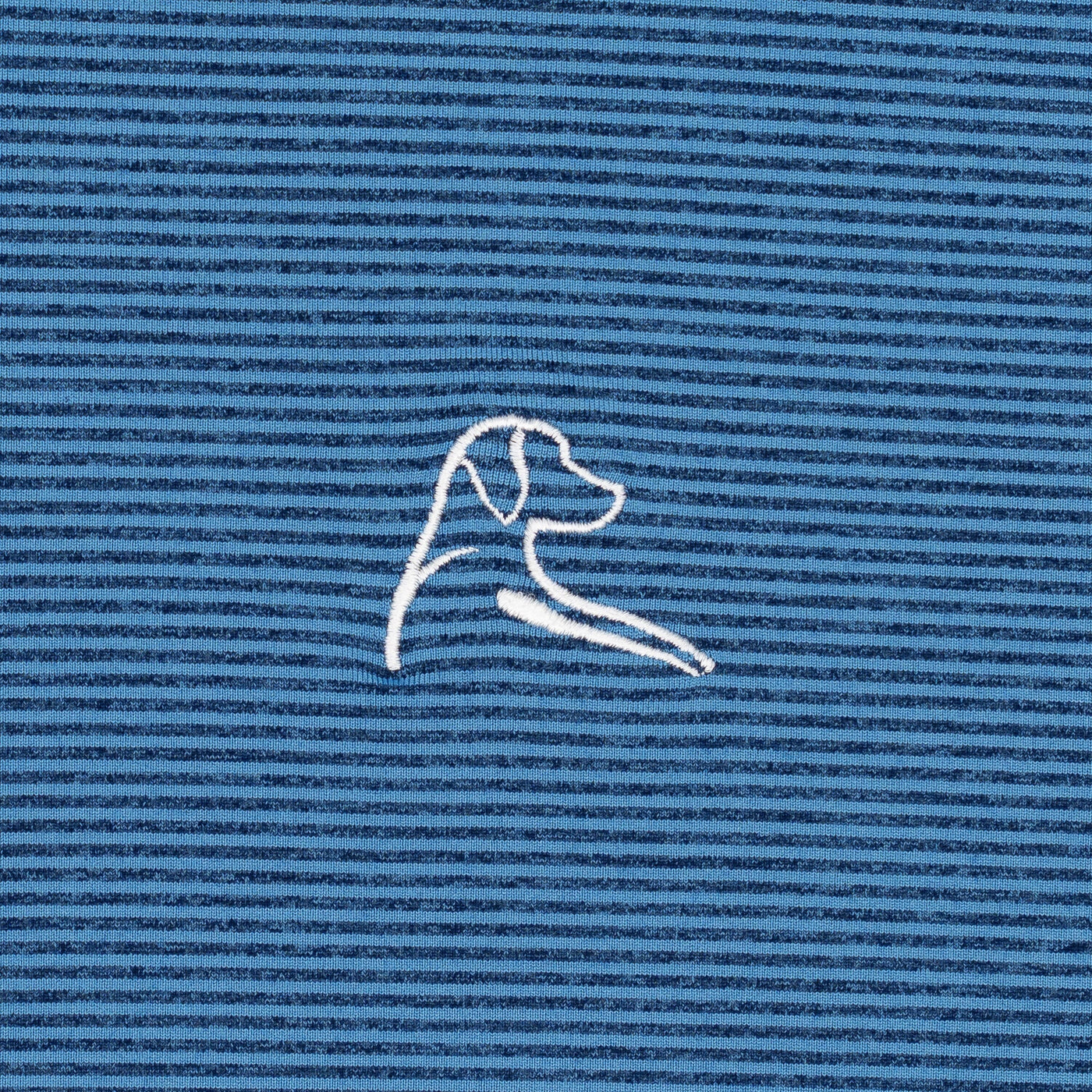 Riva Heather Stripe Performance Q-Zip | The Riva Heather Stripe - Highcountry Blue/Fleet Navy