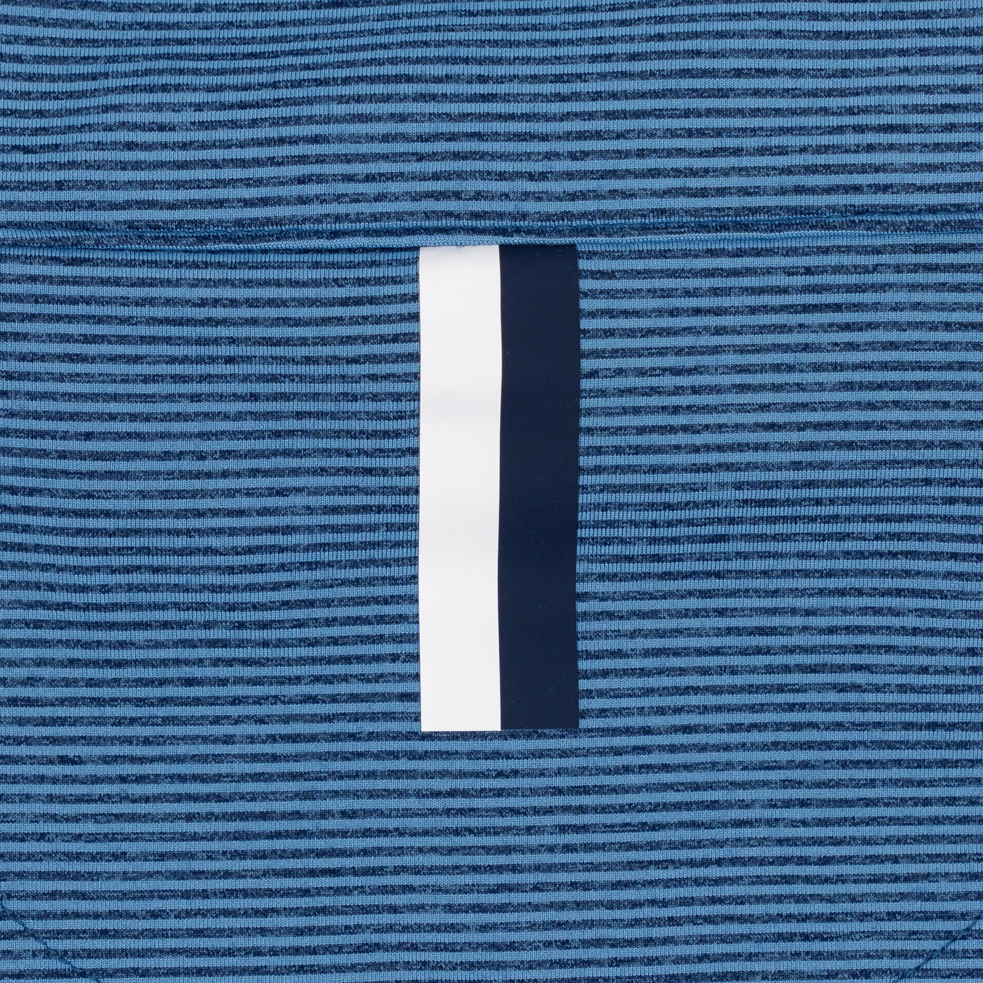 Riva Heather Stripe Performance Q-Zip | The Riva Heather Stripe - Highcountry Blue/Fleet Navy
