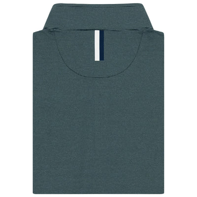 Riva Heather Stripe Performance Q-Zip | The Riva Heather Stripe - Jungle Green/Ponderosa Green