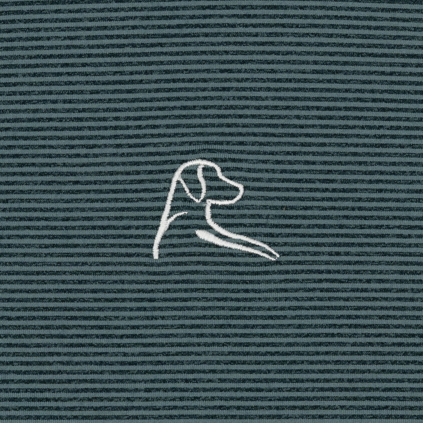 Riva Heather Stripe Performance Q-Zip | The Riva Heather Stripe - Jungle Green/Ponderosa Green